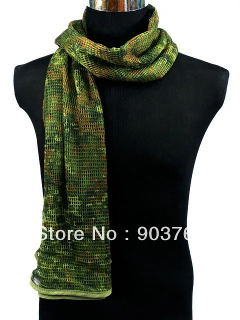 

Face Veil Mesh Netting Scarf Mask German Woodland Camo Desert Camo Digital ACU Camo