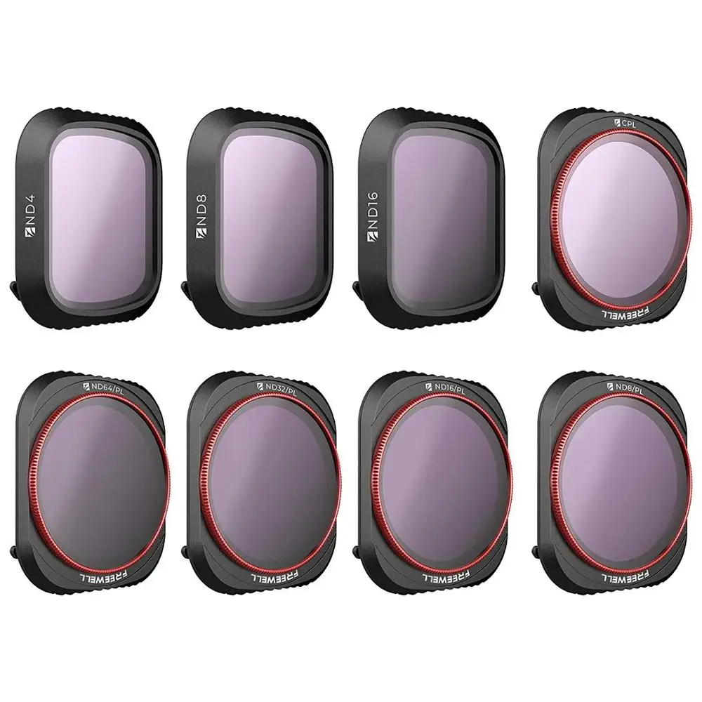 Камера Freewell для дрона DJI Mavic 2 Pro объектив камеры 4K серии 8 ND4 ND8 ND16 CPL PL ND32 ND64