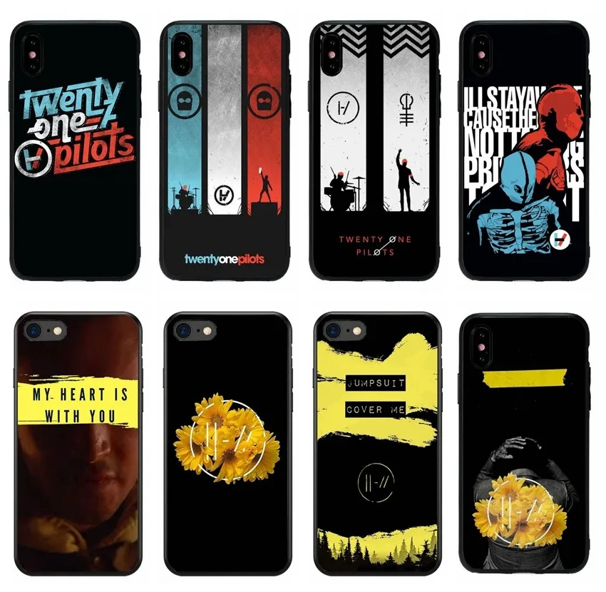 

Twenty One Pilots 21 Pilots soft Silicone TPU phone case for iPhone 8 7 6 6S Plus X XS MAX XR 10 5S SE Coque Shell