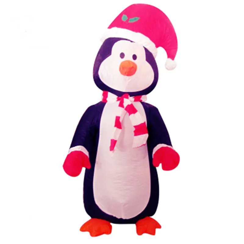 

Inflatable Christmas Decoration Outdoor Penguin Deer Elephant Dolls Cartoon with Light Cartoon Decor for Home Yard Garden