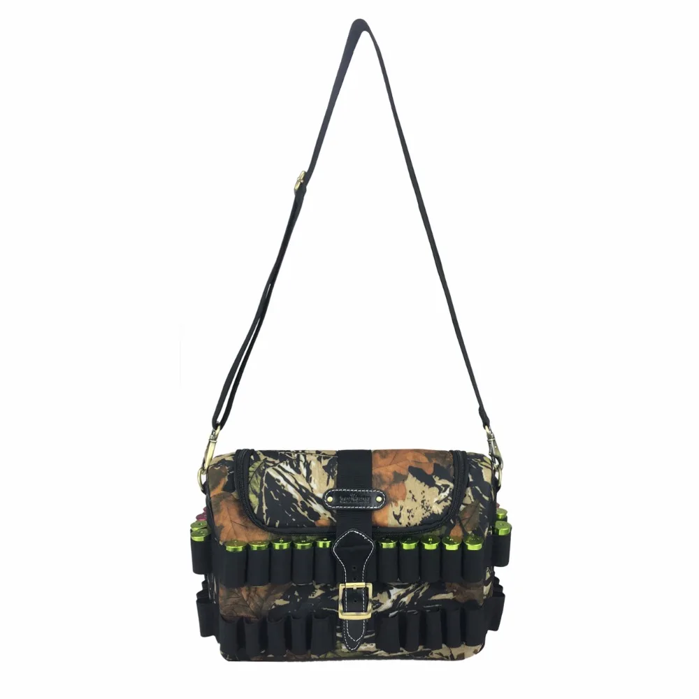 Tourbon Hunting Shooting Shotgun Cartridge Bag Camouflage 12GA Holds