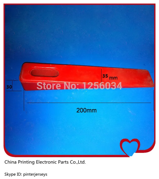

Hengoucn man roland komori wedges for paper of offset printing parts size: 30x35x200mm