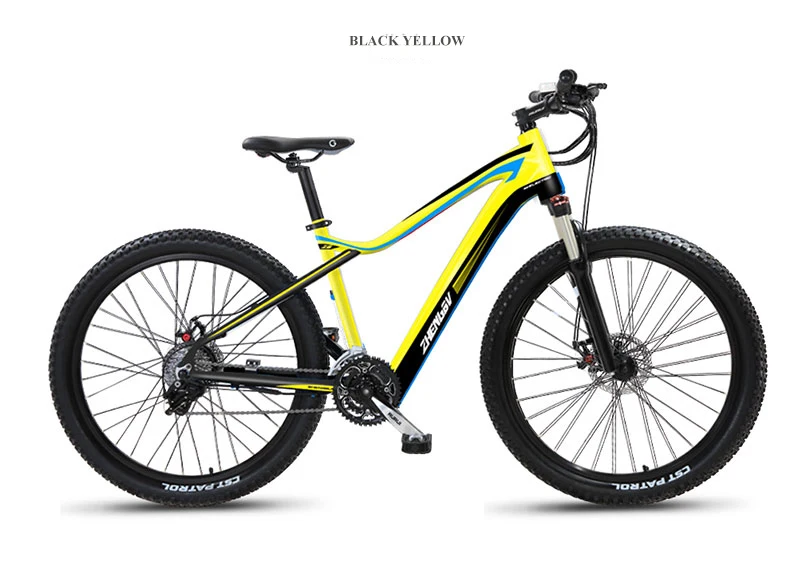 Discount 27.5inch electric mountain bike 48V lithium battery hidden in frame 240w motor hybrid ebike Hydraulic disc brake Oil shock 13