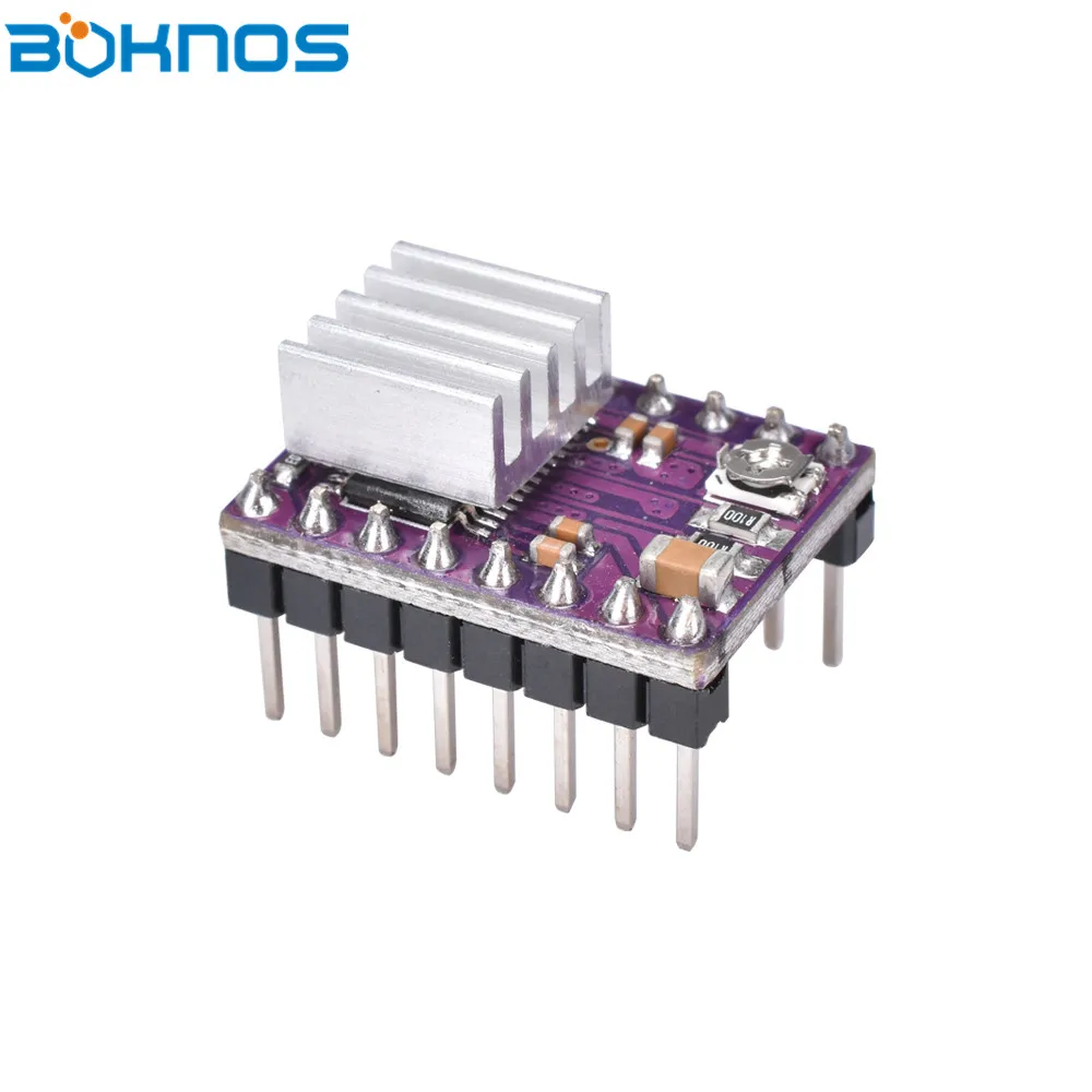 DRV8825 Драйвер шагового двигателя с теплоотводом для Stepstick Reprap A4988 Ramps1.4 1 5 6 панель