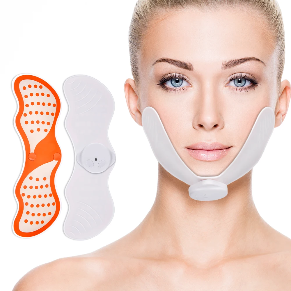 EMS электронный импульсный прибор для лифтинга лица V форма лица микро токовое укрепляющее средство для удаления морщин стимуляция мышц лица