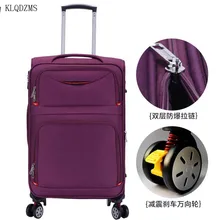 KLQDZMS 20/22/24/26/28 дюймов питьевой лоток прокатного Чемодан Для мужчин масштабных дорожных чемоданов, Водонепроницаемый бизнес Для женщин Модный чемодан на колесиках с колесом