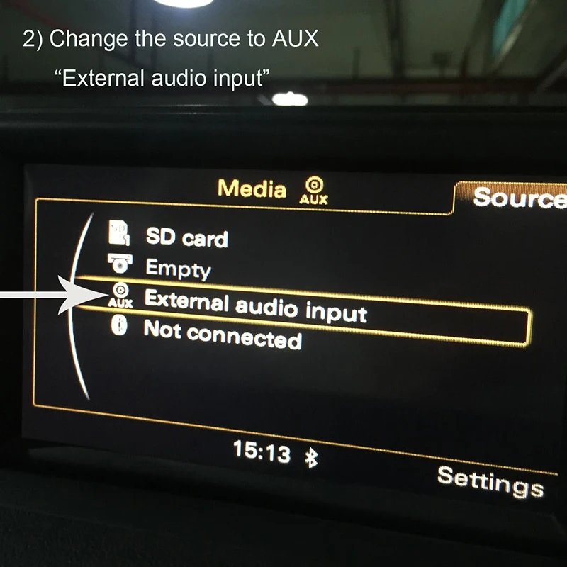 SRXTZM медиа в AMI MDI к Bluetooth адаптер аудио Aux и usb-кабель 10 см для автомобиля VW AUDI A4L A6 Q5 Q7 после 2009