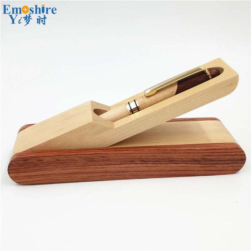 Emoshire деревянный пенал с Новое поступление авторучка Best качество авторучка пенал Классический Деревянный Канцелярские P217