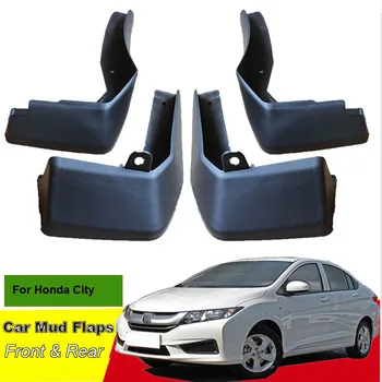 

Tommia For Honda CITY 2015 Car Mud Flaps Splash Guard Mudguard Mudflaps 4pcs ABS Front & Rear Fender