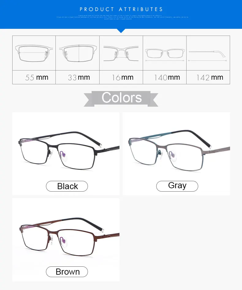 Чистый титан, полная оправа, брендовые очки для мужчин, оптическая оправа для очков, очки по рецепту Oculos De Grau