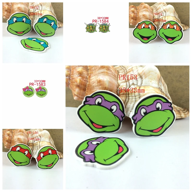 

Free shipping 30 pcs cartoon planar resin ribbon PR 153