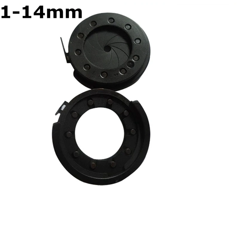 

1-14 mm Durable Amplifying Diameter Metal Zoom Optical Iris Diaphragm Aperture Condenser for Digital Camera Microscope Adapter