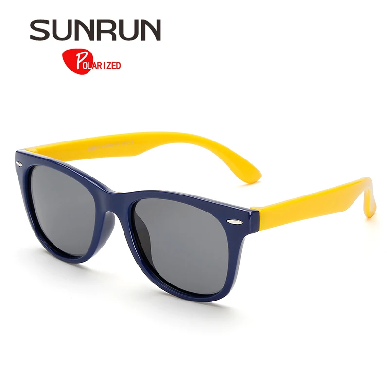 

SUNRUN Kids Polarized Sunglasses Classic Baby Children TR90 Safety Coating Glasses Sun UV 400 Protection S886