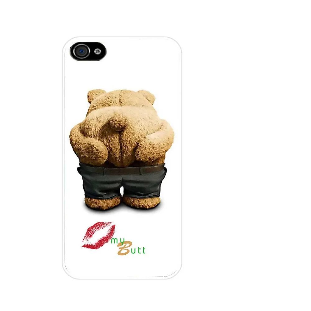Ted Bear Movie Kiss MY Butt Funny Quote Ass Teddy Hard Back Cell Phone  Cover Case Cases for iPhone Phone 5 5S|phone cover hello kitty|case  diyphone case cover - AliExpress