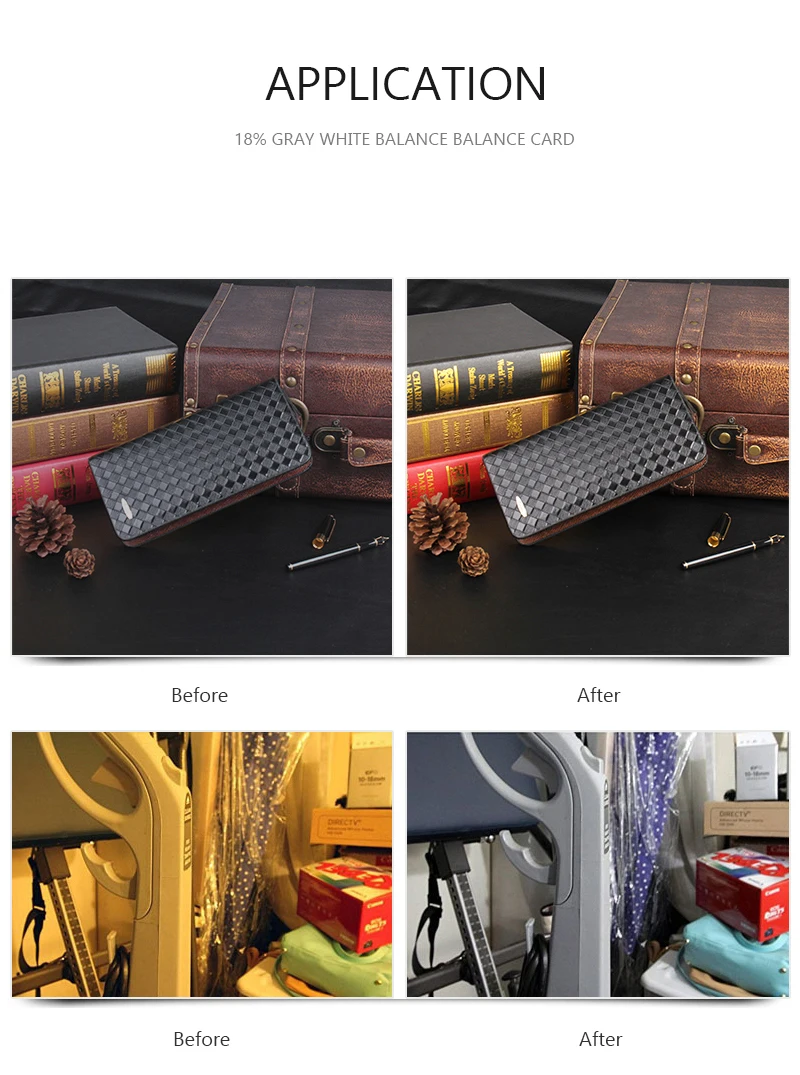 30cm Portable Foldable Gray Card White Balance 18% Gray Reference Reflector Double Face Focusing Board with Carry Bag (7)