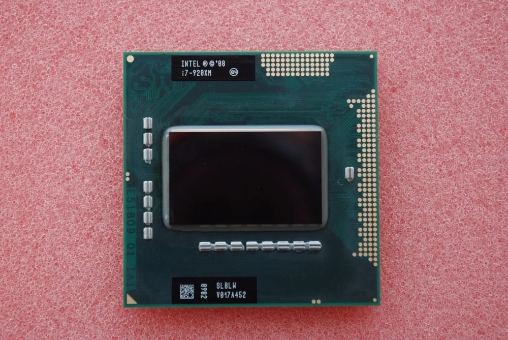 Процессор Intel Core i7 920XM Extreme Edition 8M 2,00-3,20 GHz ноутбук cpu SLBLW