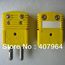 KCtype разъем термопары с желтым цветом круглая полая шпилька
