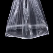 Новые 50 шт./лот 26*37 см Прозрачные сумки хозяйственная сумка для супермаркета пластиковые пакеты с ручкой пищевая упаковка