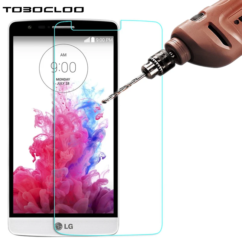 

TOBOCLOO Premium Tempered Glass Screen Protector Cover For LG G2 G3 G4 mini Beat G4C Stylus G3S G 2 3 4 10 K4 K10 Case