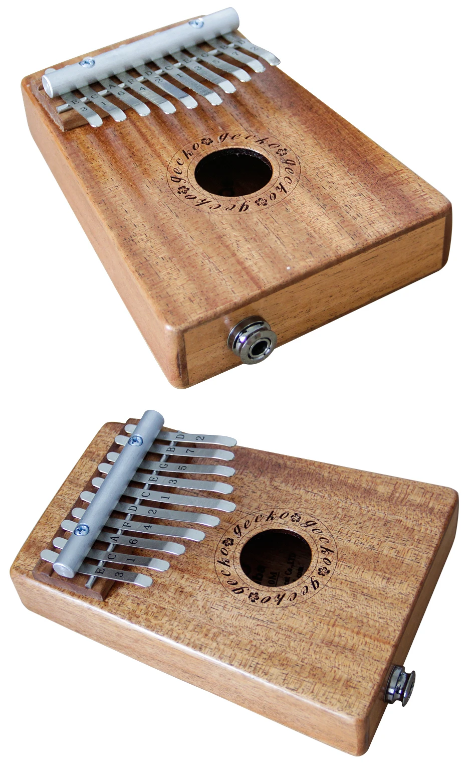 Gecko 10 Ключ красное дерево K10MEQ Kalimba Африканский «пианино для больших пальцев» перкуссионная клавиатура для подключения EQ