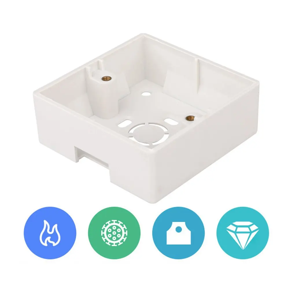 

Universal Open Bottom Wall Connection Box Waterproof Junction Box Terminal Box for High Flame Retardant Switch Socket PVC