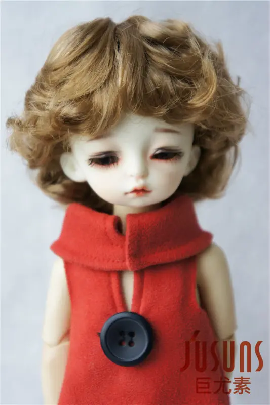 Jd222 1/6 YOSD парик куклы синтетический мохеровый 6 7 дюймов Cupid BJD аксессуары для
