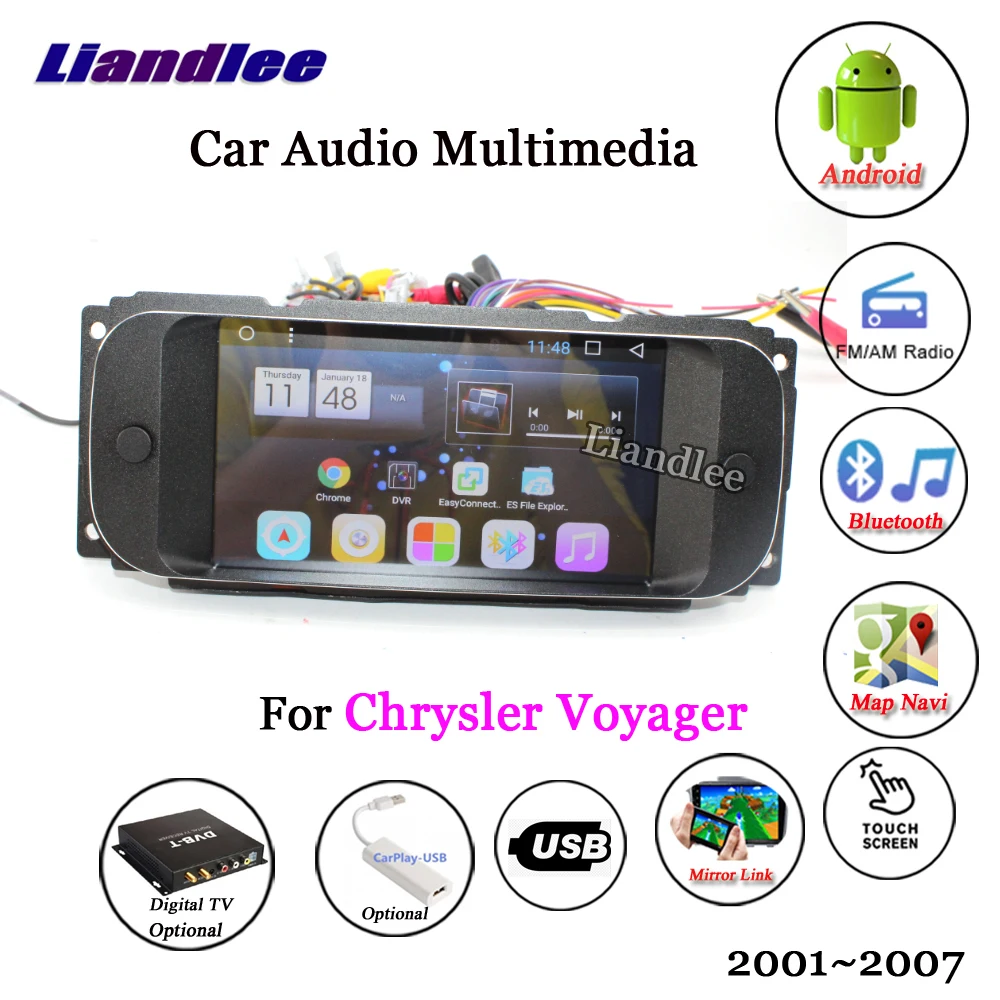 Автомобильный Android мультимедиа Системы для Jeep Grand Cherokee Chrysler Voyager 2001~ 2005 2006 2007 gps навигации Экран Дисплей ТВ Радио Аудио Видео Стерео