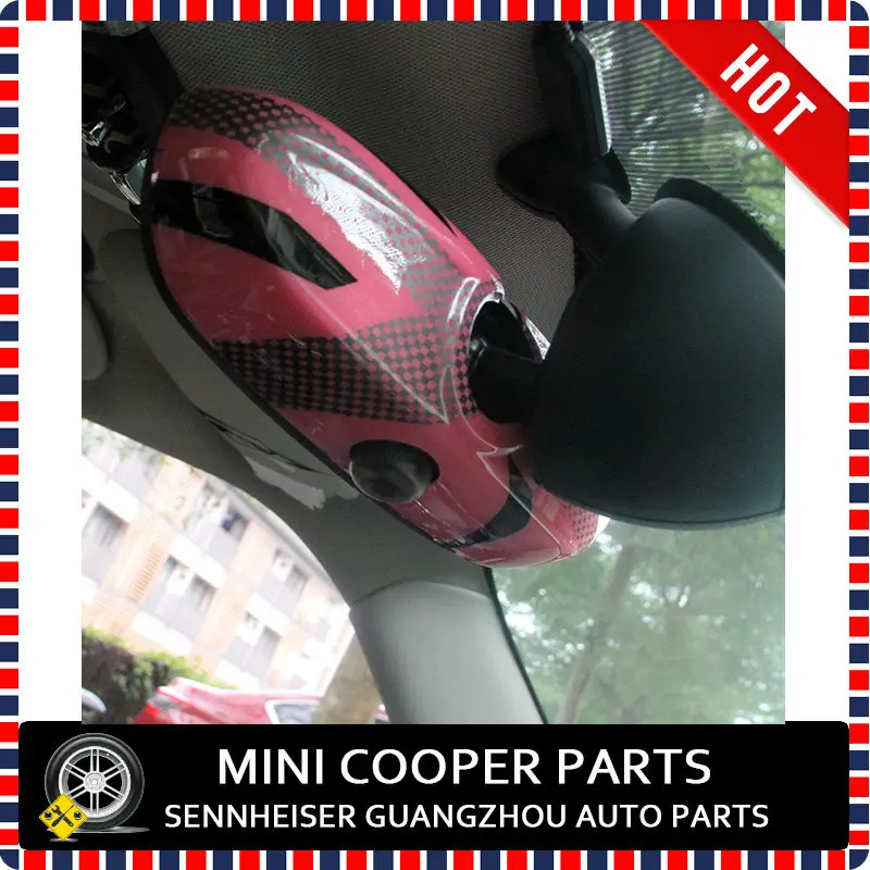 Mini Cooper Pink Union jack Style Interior Mirror Cover