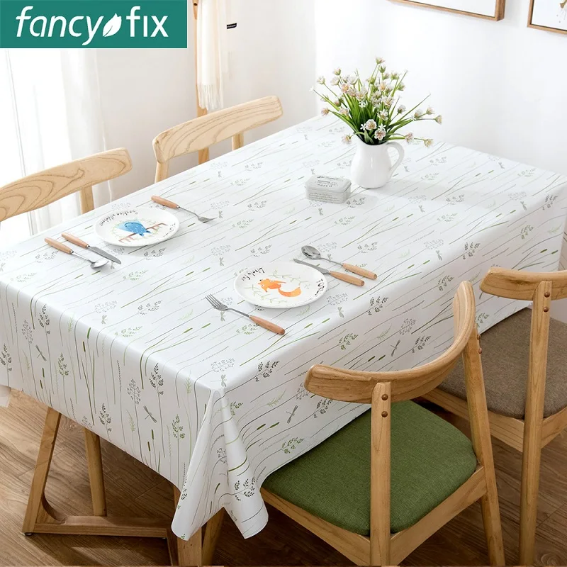

Aook Pastoral table cloth waterproof and oilproof anti-scalding disposable tablecloth PVC plastic rectangular coffee table mat