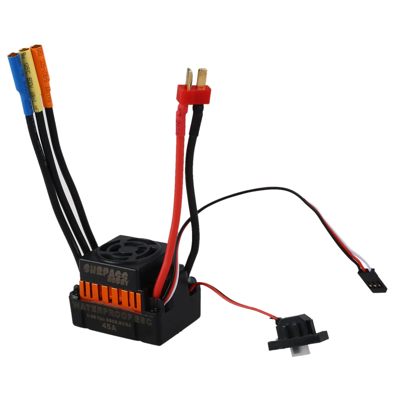 

SURPASS HOBBY Upgrade Waterproof F540 3930KV Brushless Motor with 45A ESC Combo Set for 1/10 RC Car