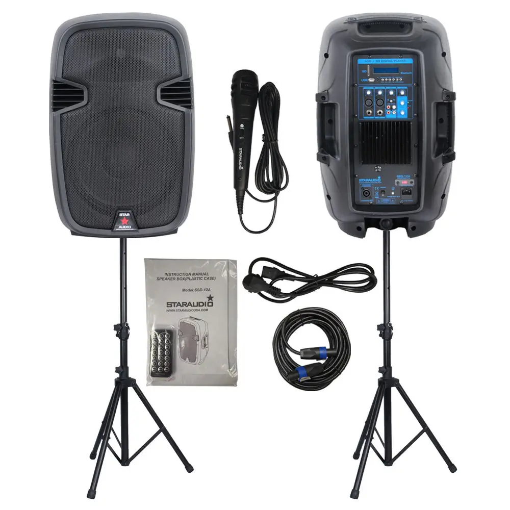 Buy STARAUDIO Dual 12" 2000W PA DJ Powered Ative