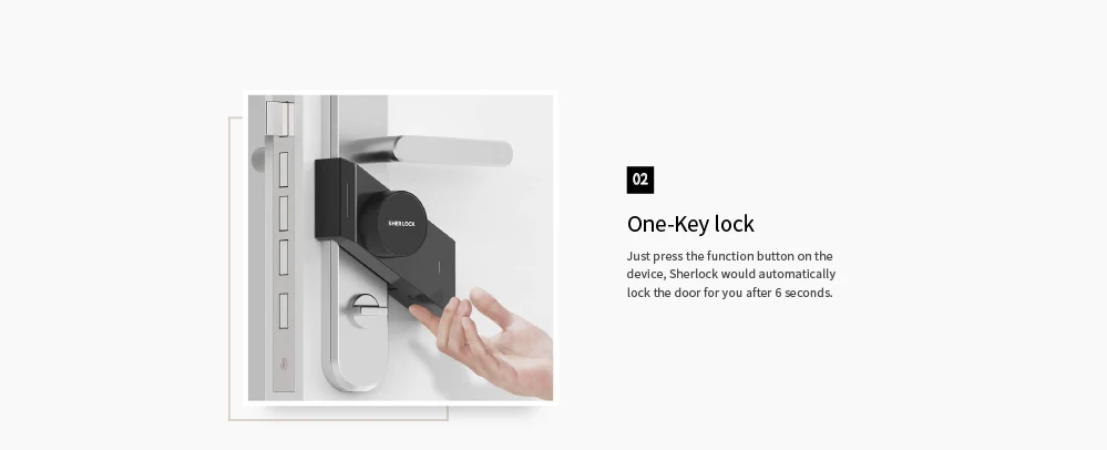 Xiaomi Upgrade Version Sherlock Smart Stick Lock S Safety Protection Bluetooth Wireless Close Lock App Smart Remote Control (10)