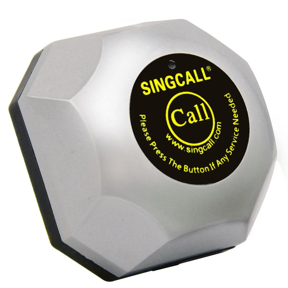 SINGCALL. Беспроводные кнопки Buzzer официанта для 20 столов в пляжном ресторане, бар или кафе или столовой