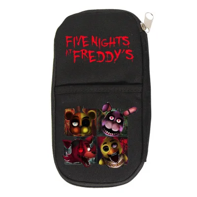 С героями игры «пять ночей с Фредди»(с рисунком персонажей из игры «пять ночей в Фредди» медведь лисица для маленьких мальчиков и девочек кошелек Карандаш Чехол школьные принадлежности сумки студент подарок - Цвет: Style 6
