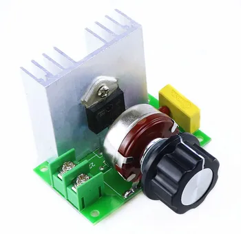 

AC 220V 4000W High Power SCR Electronic Volt Regulator Motor Speed Controller Governor Dimmer Module