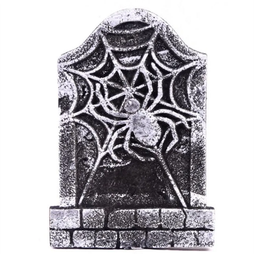1PC Halloween Foam Tombstone Skeleton Tombstone Haunted House Bar RIP Stone Grisly Props Party Decor Yard Decoration Randomly