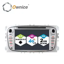 Ownice c500 2din android 6.0 4 core auto dvd-player für ford Mondeo S-MAX Verbinden FOCUS 2 2008-2011 Mit Radio GPS 4G LTE Netzwerk