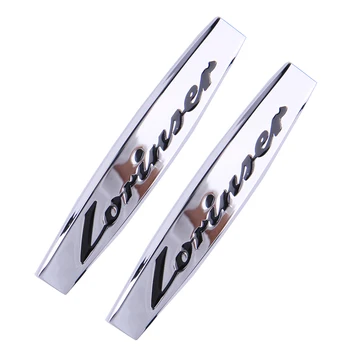 

Car Exterior Styling For Mercedes Benz Lorinser W210 W211 W124 W203 G500 S320 Car Sticker Decoration Vehicle Badge Emblem Metal