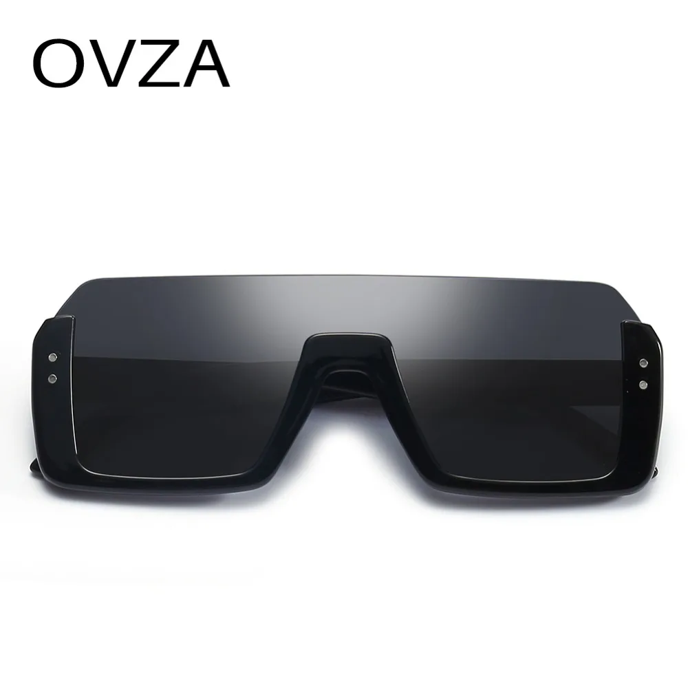 

OVZA Fashion Semi-rimless Sunglasses Men Luxury Brand Women Rectangle Sunglasses Flat Top S7082