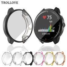 Чехол для Garmin Vivoactive 3 Music Smart Watch, защитный чехол для экрана из мягкого ТПУ, Ультратонкий Прозрачный чехол, аксессуары для ремешка
