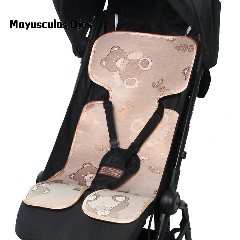 1PC Stroller Mat Universal Children Trolley Umbrella Mat Bamboo Charcoal Ice Silk Cool