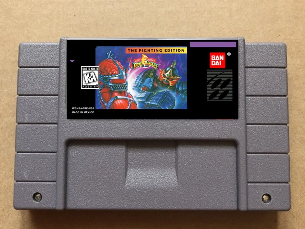 

Power Rang-the the Fighting Edition NTSC version 16 bit 46 pins video games !