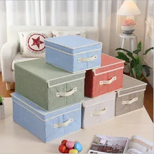 Große Faltbare Aufbewahrungsbox Unterbett Schrank Oxford Stoff Space Saver Box Mit Deckel