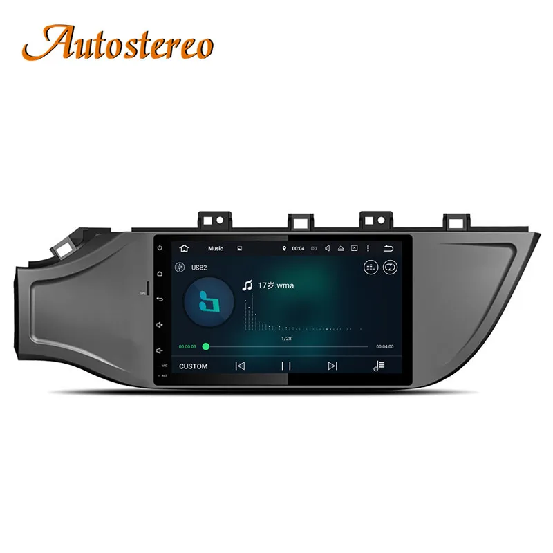 Clearance Android 8 Car No DVD Player GPS Navigation For KIA RIO 4 2017+ Head unit multimedia player radio tape recorder 1 DIN IPS screen 14