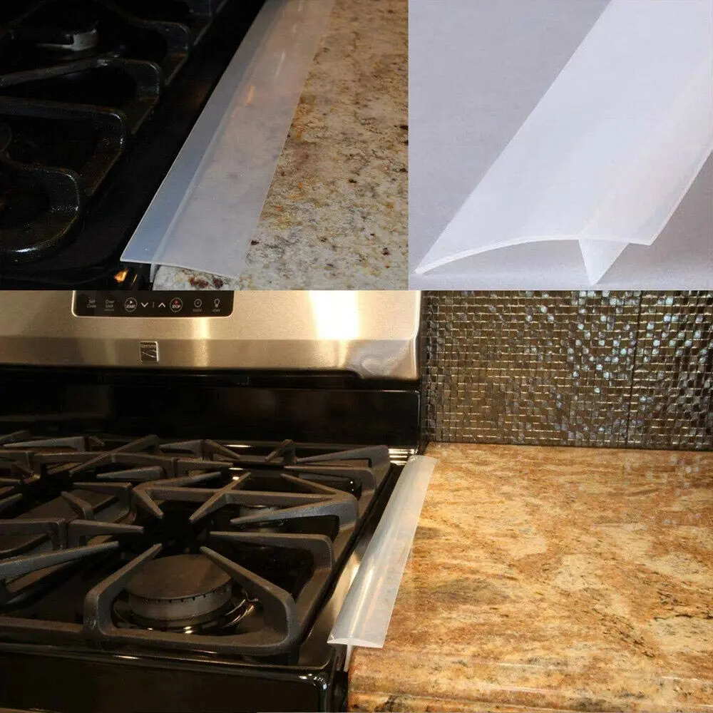2 шт. кухня силиконовая вставка для плиты крышка зазора термостойкие широкий и длинный зазор наполнитель уплотнения разлива между счетчиком