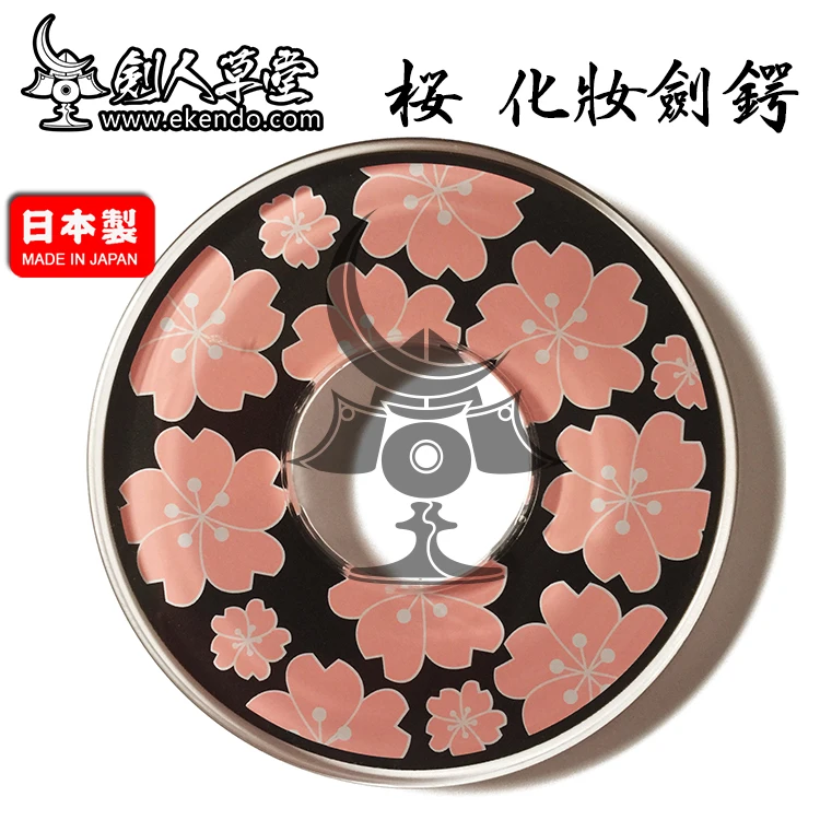 

- IKENDO.NET- SP078 - Sakura ornament TSUBA -Kendo supplies Tsuba Kendo accessories