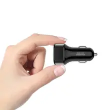 Мини Автомобильное зарядное устройство для мобильного телефона быстрое зарядное устройство 4.8a двойной Usb многофункциональный автомобильный зарядный Usb адаптер Аксессуары YBC0089