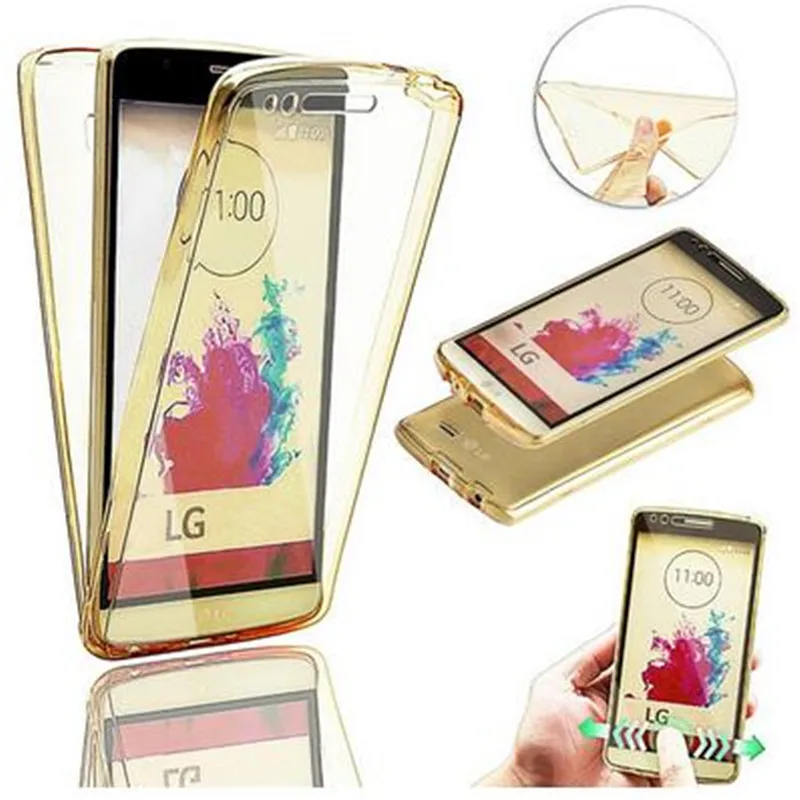 

Luxury Transparent 360 Degree TPU Silicone Cases for LG k10 2017/V5 G4BEAT G4STYLUS K10 K4 K5 K7 K8 Case Full Cover Phone cases