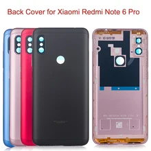 Чехол для задней батареи для Xiaomi Redmi Note 6 Pro Global чехол запасные части кнопки громкости питания+ объектив камеры
