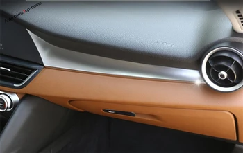 

Yimaautotrims Dashboard Central Control Console Air AC Panel Cover Trim For Alfa Romeo Giulia 2016 - 2020 ABS Interior Mouldings